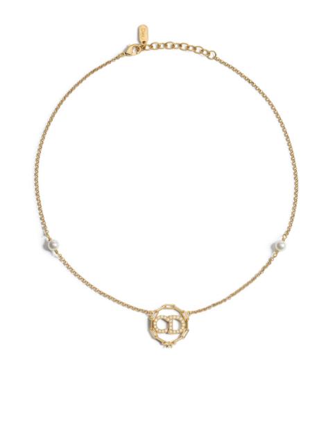 Dior CD CIRCLE CHAIN NECKLACE IN METAL WITH GOLD FINISH