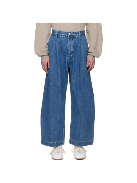 Studio Nicholson Blue Puch Jeans