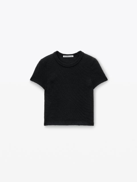 Alexander Wang logo jacquard short sleeve baby tee
