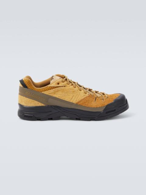 X-Alp suede-trimmed sneakers