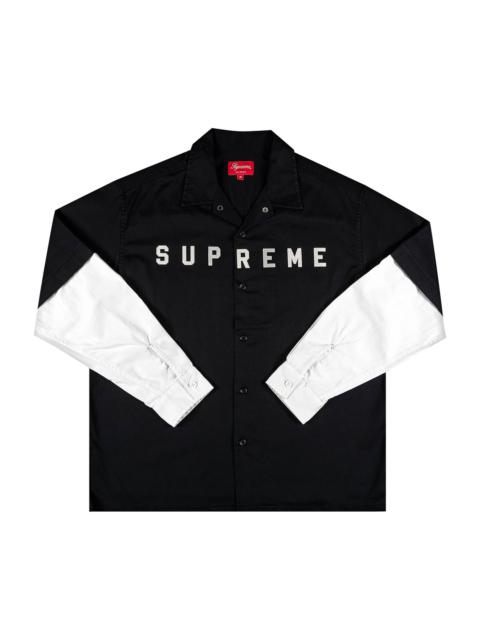 Supreme Supreme Studded Collars Rayon Short-Sleeve Shirt 'White