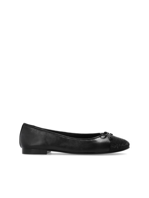TORY BURCH leather ballet flats