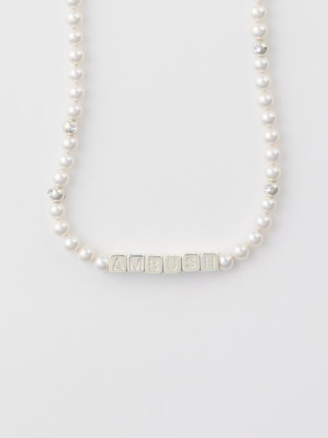 Ambush PEARL LETTER BLOCK CHOKER