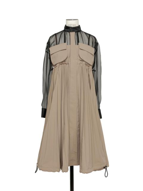 sacai Matte Taffeta Dress
