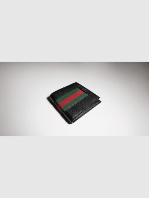 GUCCI Web Trademark bi-fold wallet