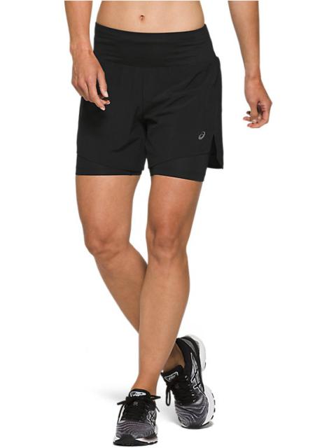 Asics WOMEN'S ROAD 2-N-1 5.5IN SHORT