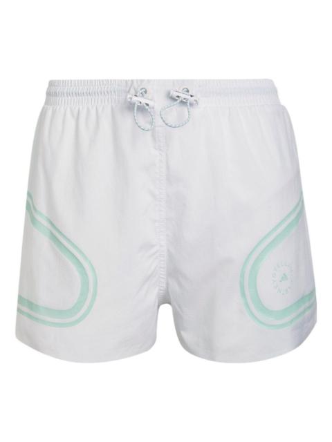 adidas (WMNS) adidas by Stella McCartney TruePace Running Shorts 'White Teal' HD9119