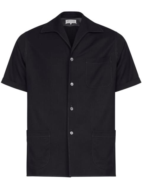 Maison Margiela short-sleeve wool shirt