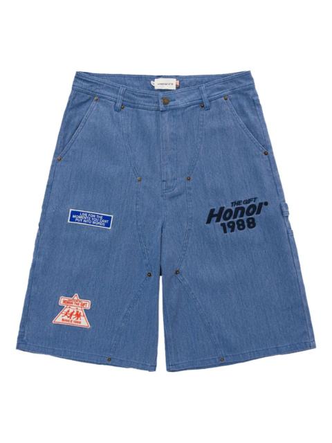 HONOR THE GIFT Twill Carpenter "Blue" shorts