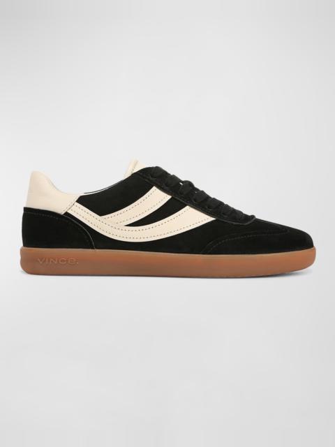 Vince Oasis Bicolor Leather Retro Sneakers