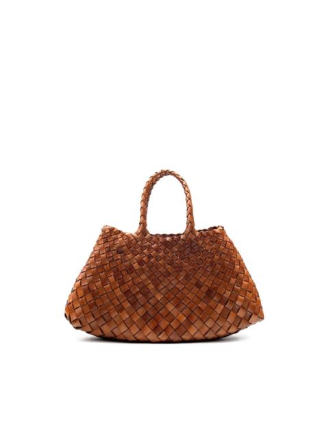 DRAGON DIFFUSION small Santa Croce woven tote bag