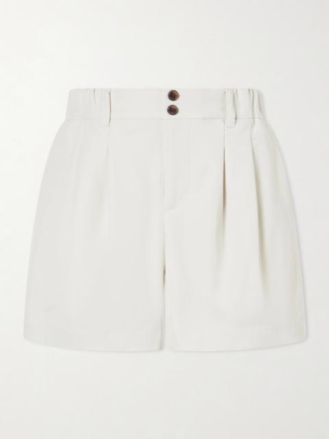 VARLEY Tansy Pleated Woven Shorts
