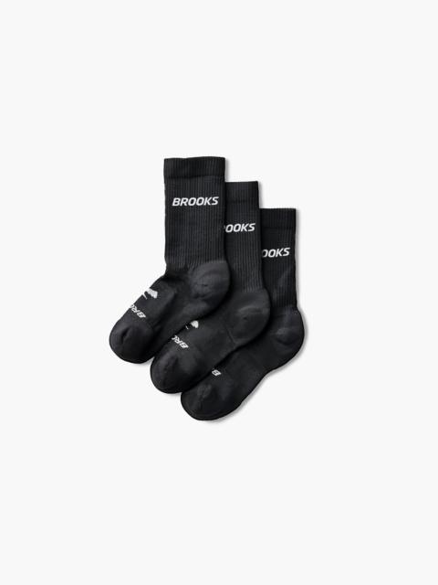 BROOKS Run-In Crew 3-Pack