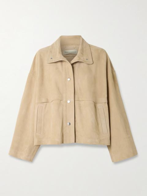 NOUR HAMMOUR Park Oversized Suede Jacket