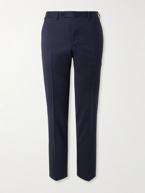 Canali Slim-Fit Straight-Leg Super 130s Wool-Twill Suit Trousers Navy