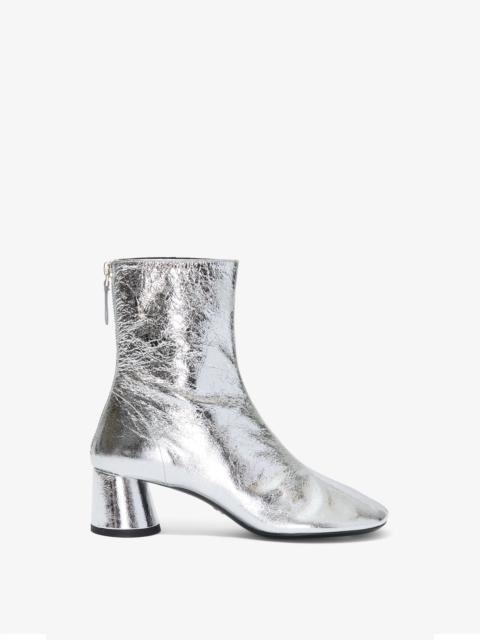 Glove Boots in Crinkled Metallic
