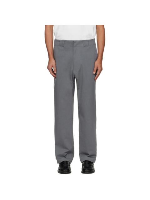 LADY WHITE CO. Gray Jersey Trousers