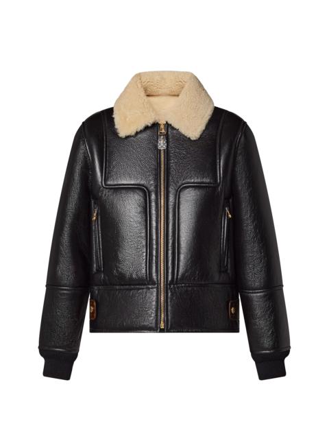 Louis Vuitton Boxy Shearling Aviator Jacket
