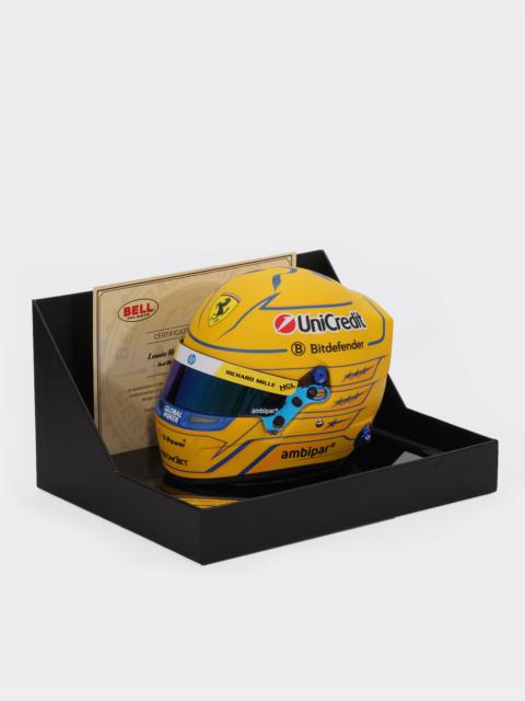 Ferrari Lewis Hamilton Miami Special Edition 2025 mini helmet in 1:2 scale