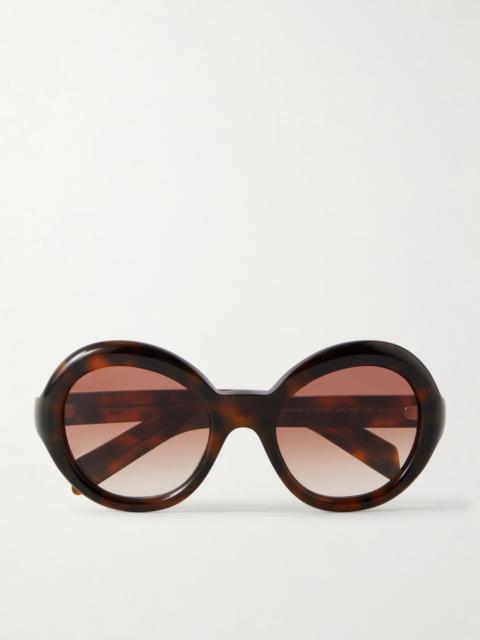 Prada Round-frame Acetate Sunglasses