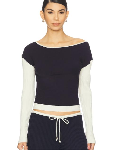 Frankies Bikinis Vail Cloud Knit Shirt