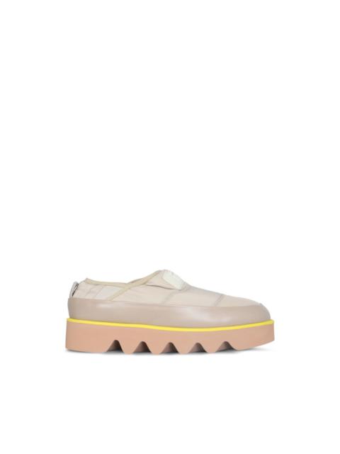 MSGM platform logo patch sneakers