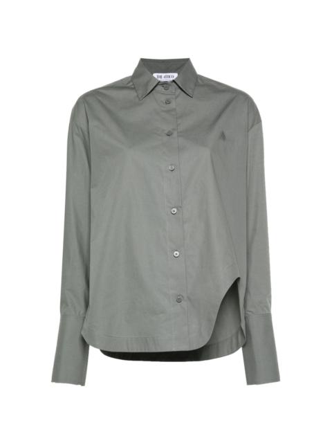 Tシャツ・カットソー THE ATTICO ELIZA SHIRT (248WCH14 W055 084 GREY MELANGE) Eliza'' grey shirt for Women | THE ATTICO®