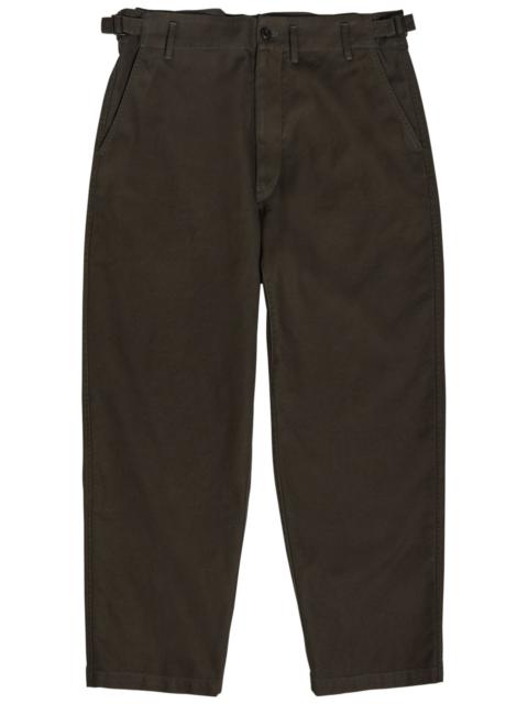 Lemaire Lemaire Carrot Tapered-leg Twill Trousers