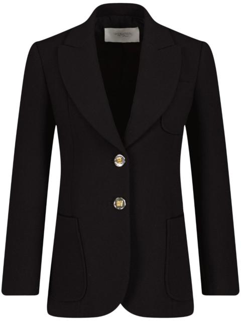 GIAMBATTISTA VALLI wool crepe single-breasted blazer