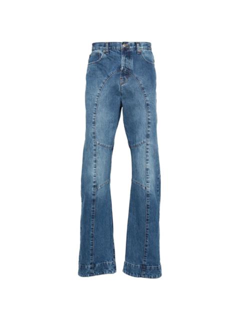 EDWARD CUMING seam-detailed straight jeans