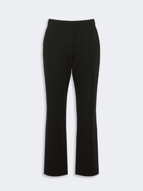 WEEKEND Max Mara ELFO Milano-knit jersey trousers - BLACK