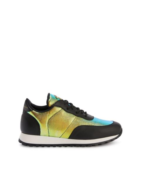 Jimi iridescent-effect sneakers