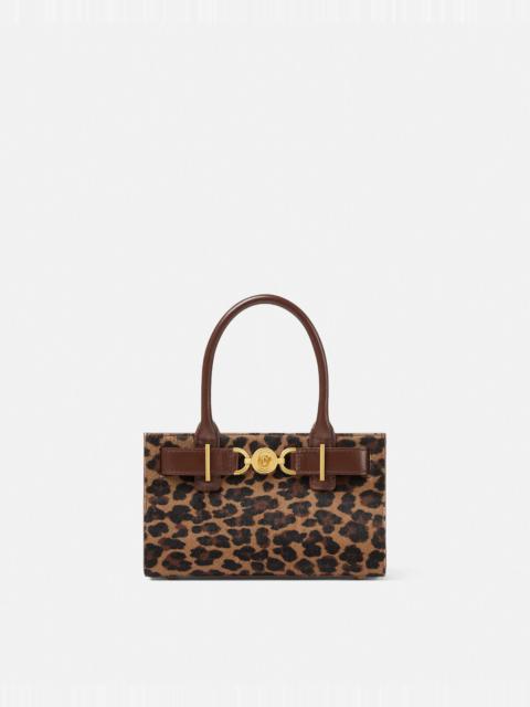 VERSACE Leopard Medusa '95 Small Tote Bag