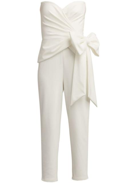 TADASHI SHOJI bow-detail cropped jumpsuit