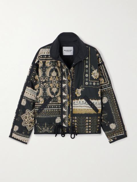 Isabel Marant Étoile Granger Padded Printed Shell Jacket