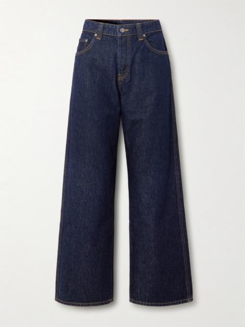 KHAITE Winslow Mid-rise Wide-leg Jeans