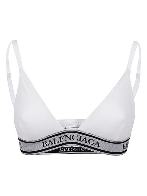 BALENCIAGA Organic cotton triangle bra