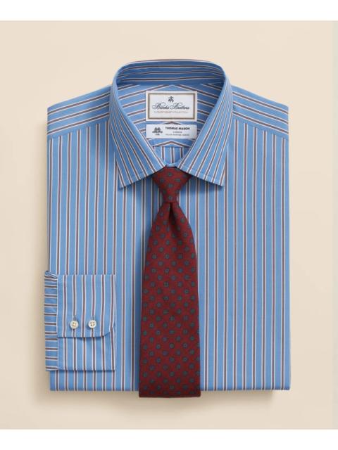 Brooks Brothers Brooks Brothers X Thomas Mason® Cotton English Collar, Stripe Dress Shirt