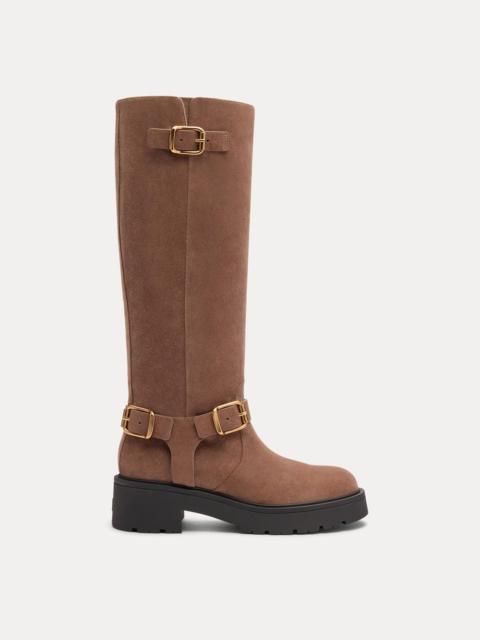 Stuart Weitzman REN KNEE-HIGH MOTO BOOT