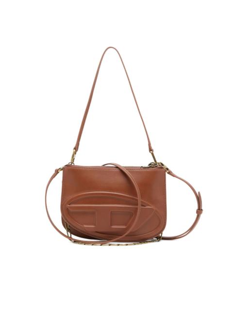 Diesel 1 Dr Twin embossed zipped shoulder bag