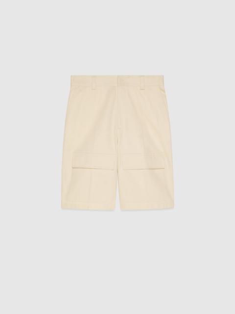 GUCCI Cotton drill shorts