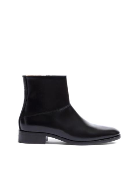 Valentino leather ankle boots