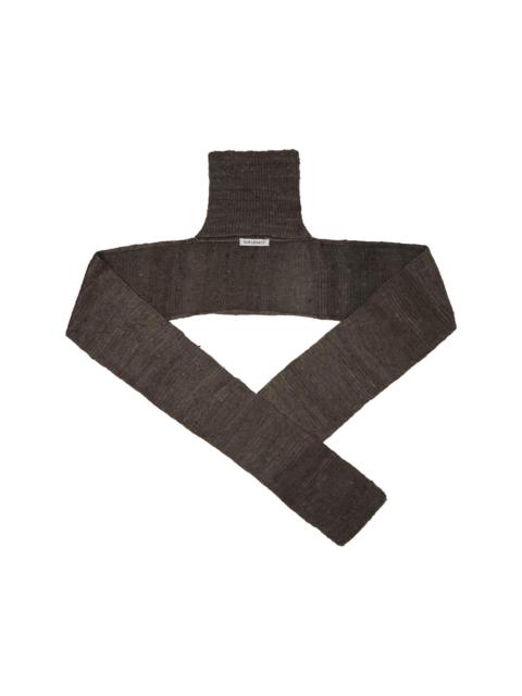 Our Legacy Taupe Mock Scarf