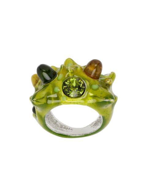 Collina Strada Green Alien Ring