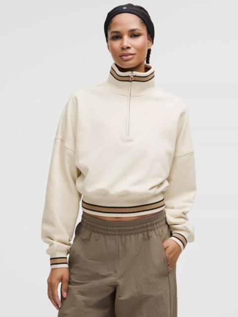 lululemon Perfectly Oversized Ringer Funnel-Neck Half Zip