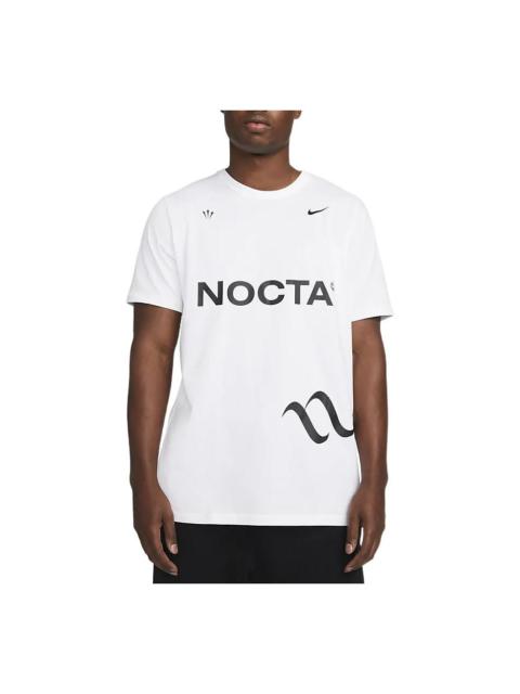 Nike Men's Nike Alphabet Pattern Printing Round Neck Pullover Short Sleeve White T-Shirt DM1724-100