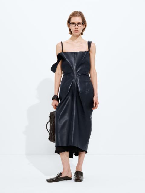 Bottega Veneta Semi Shiny Leather Dress