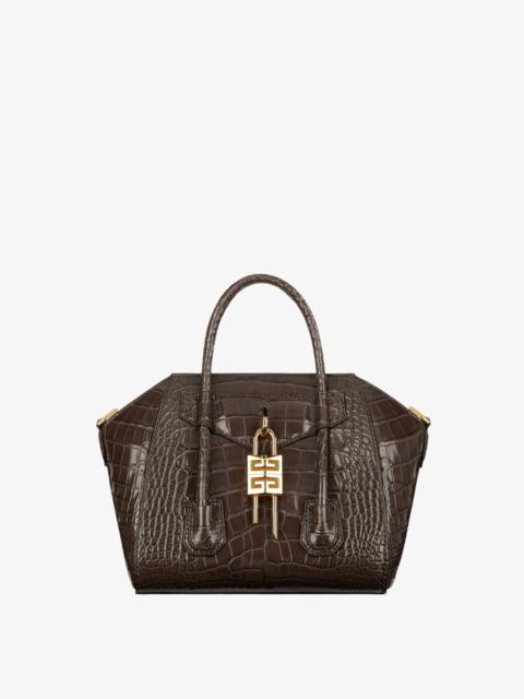 Givenchy MINI ANTIGONA LOCK BAG IN CROCODILE