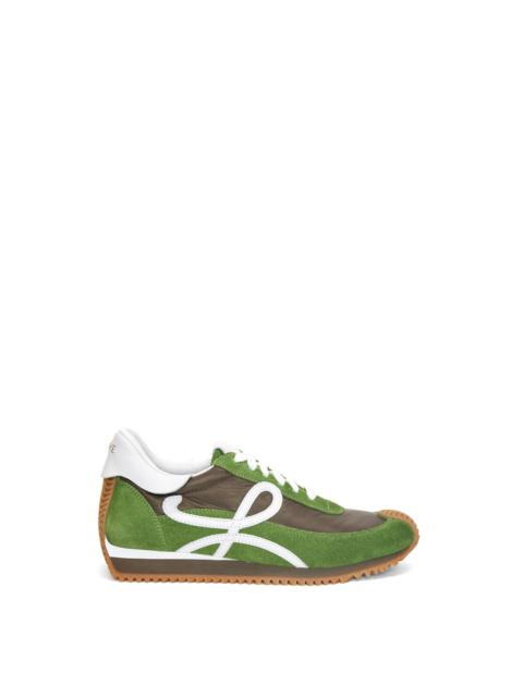 Loewe Flow runner in nylon and calfskin