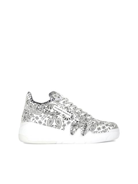 Giuseppe Zanotti Talon paisley-print sneakers
